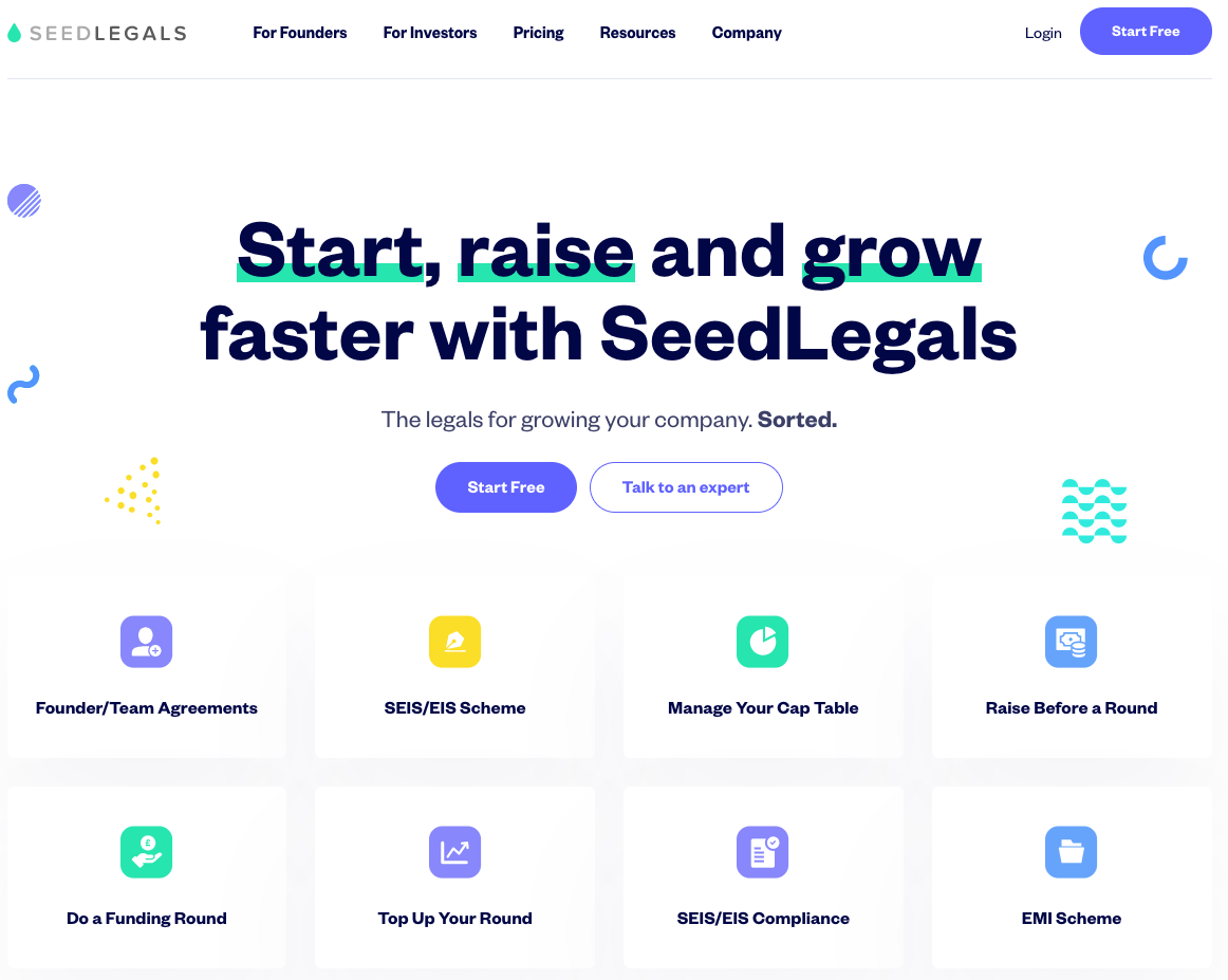SeedLegals LegalTech B2B Brand