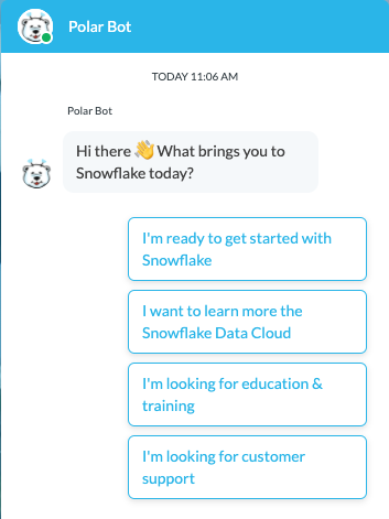 Chat Bot - Snowflake