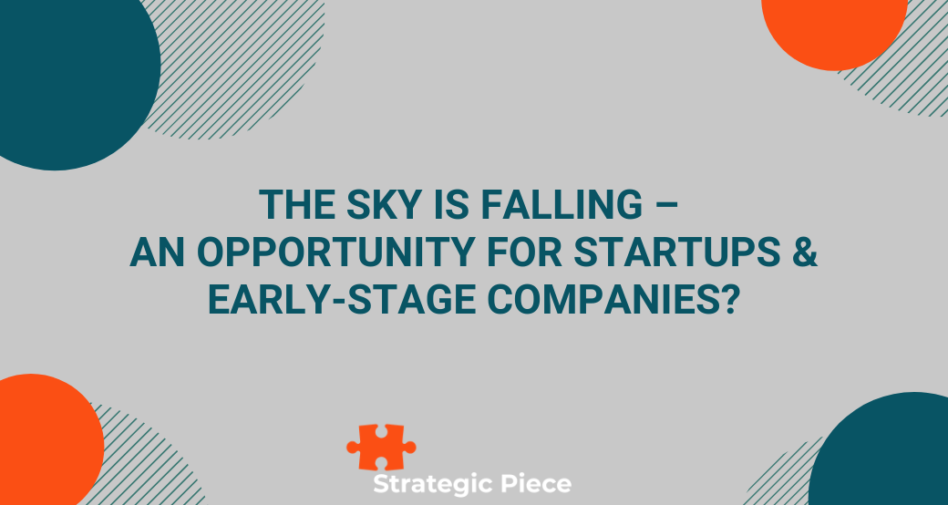 The Sky is Falling An Opportunity for Startups & Early-Stage Companies